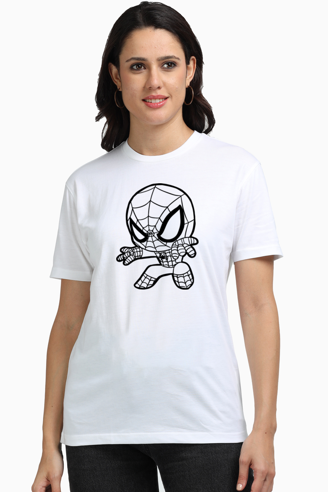 Spider-man Outline (Unisex Supima T-Shirts)