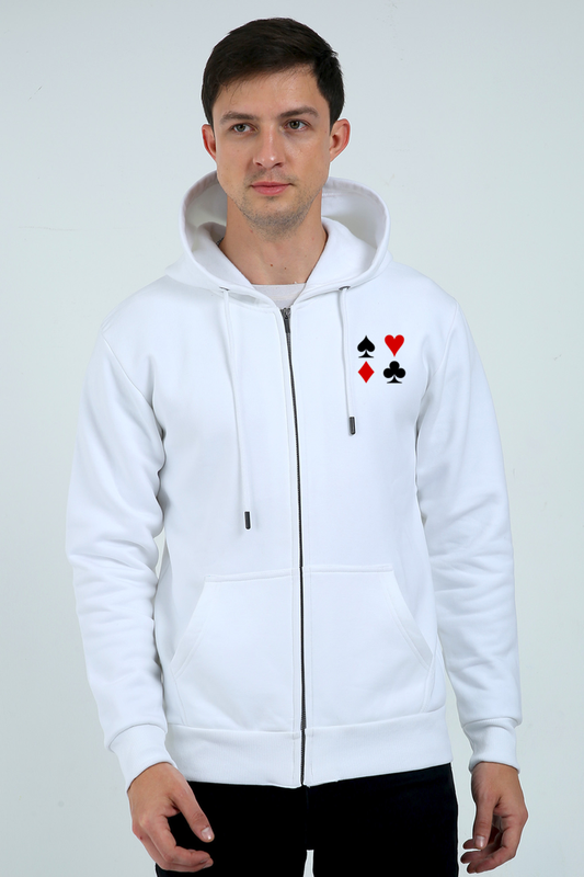 Cards (Unisex Fleece Heavyweight Zip Hoodie)