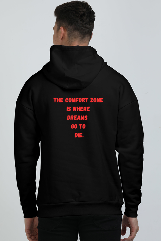 Comfort zone (Unisex Oversized Hooded Sweatshirt)