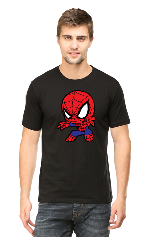 Spider-Man (Male Round Neck Half Sleeve Classic)