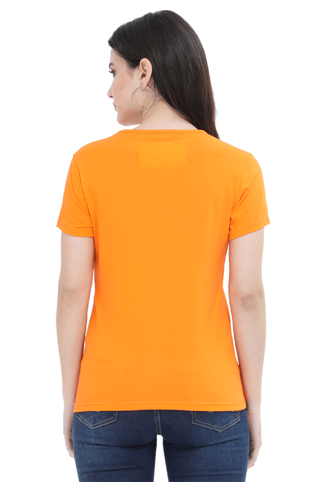 Be like (Female Round Neck Half Sleeve Classic)