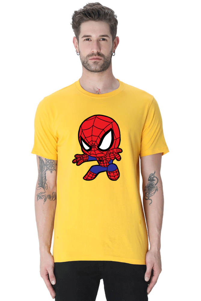 Spider-Man (Male Round Neck Half Sleeve Classic)