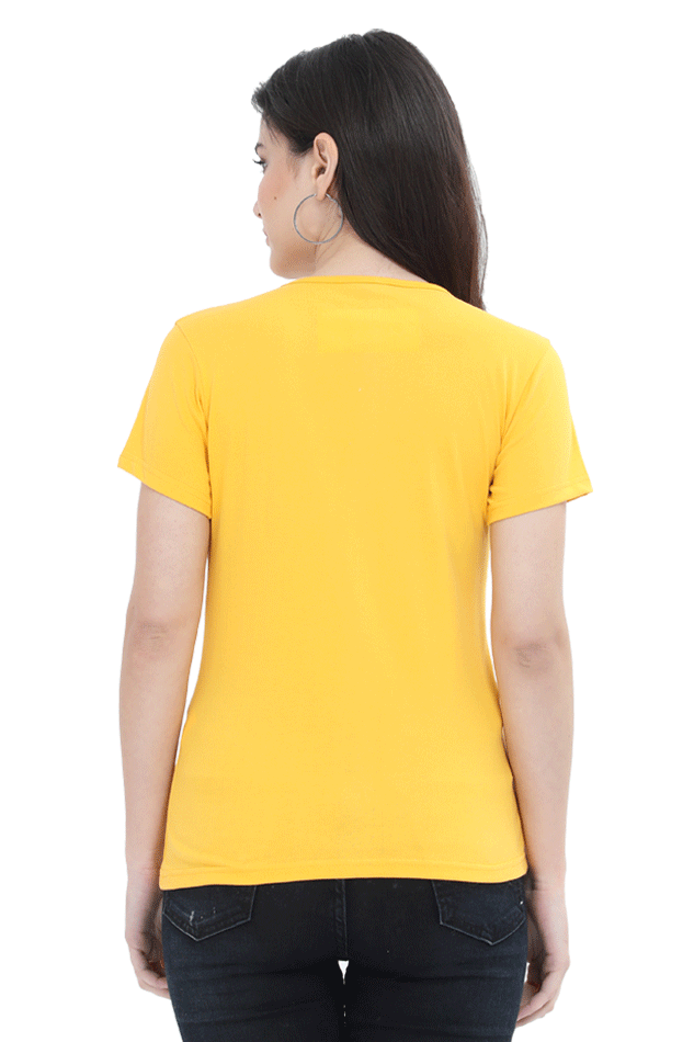 Be like (Female Round Neck Half Sleeve Classic)