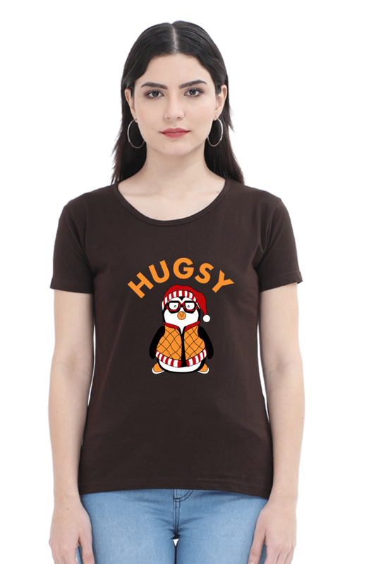 Hugsy (Female Round Neck Half Sleeve Classic)