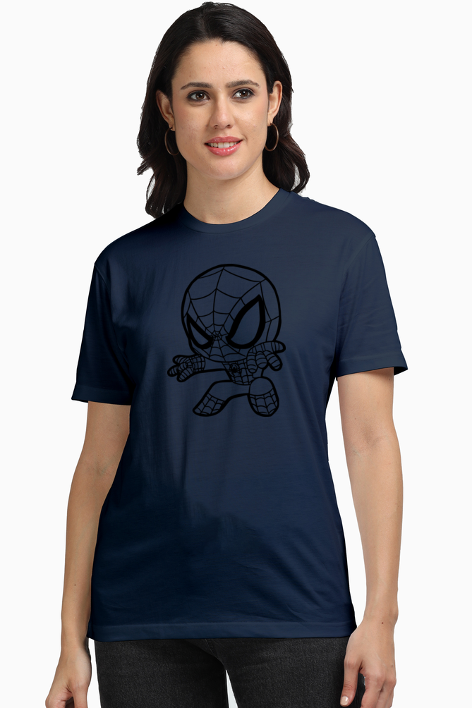 Spider-man Outline (Unisex Supima T-Shirts)