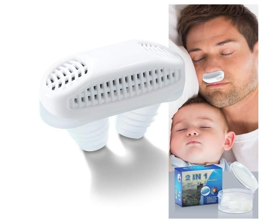 Anti-Snoring Device with Air Purifying Filter