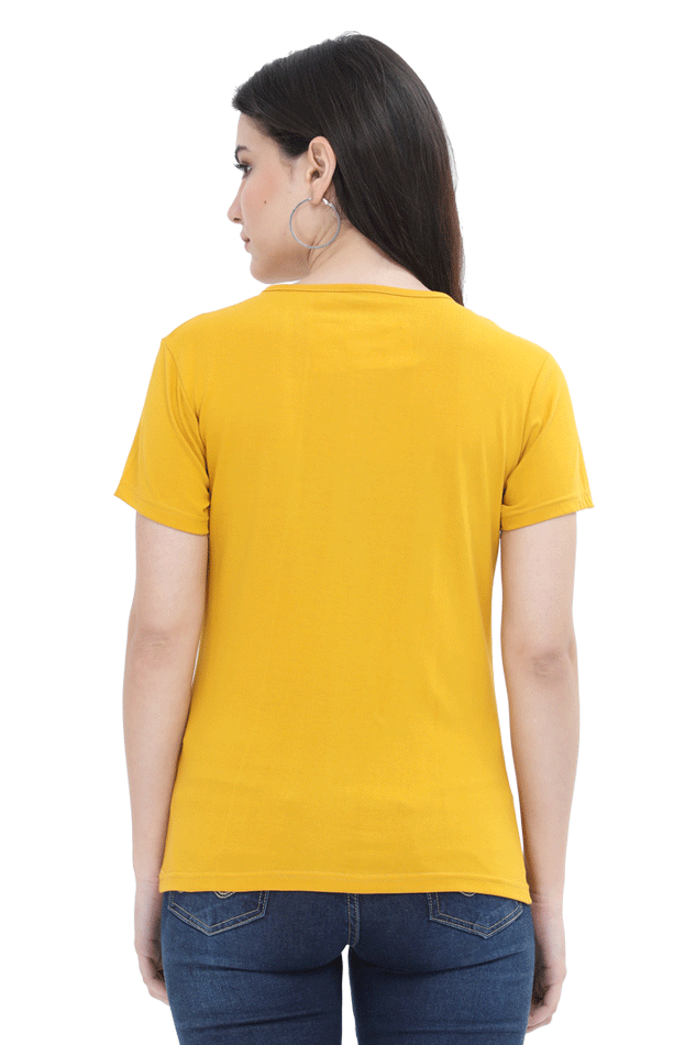 Be like (Female Round Neck Half Sleeve Classic)