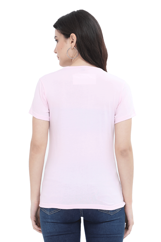 Be like (Female Round Neck Half Sleeve Classic)