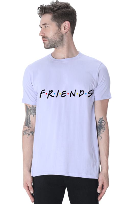 Friends (Male Round Neck Half Sleeve Classic)