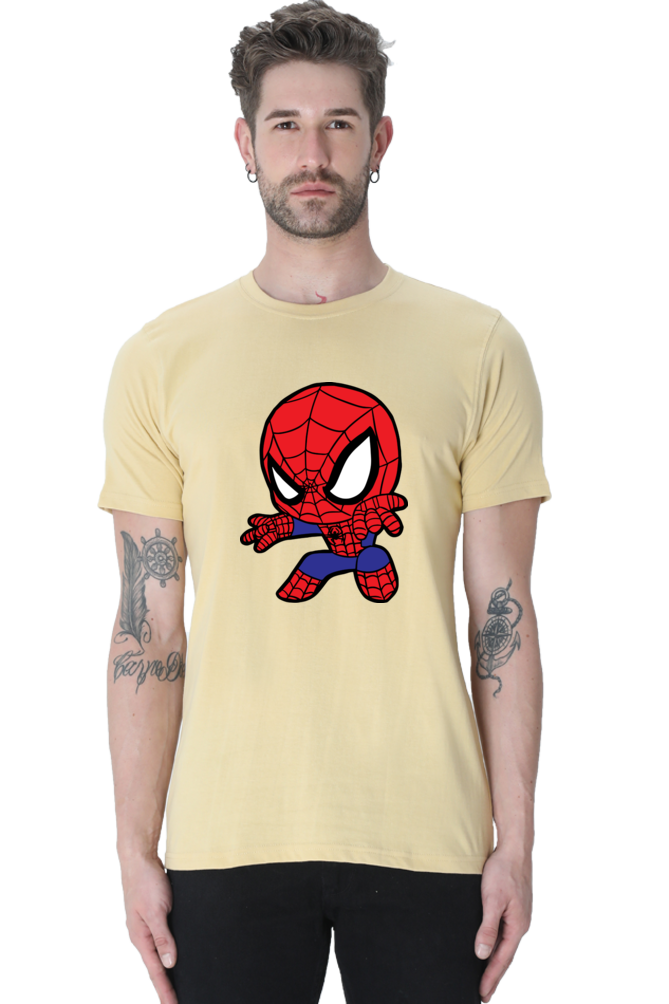 Spider-Man (Male Round Neck Half Sleeve Classic)