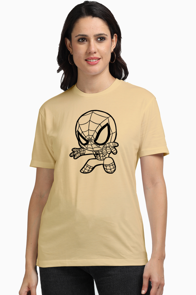 Spider-man Outline (Unisex Supima T-Shirts)