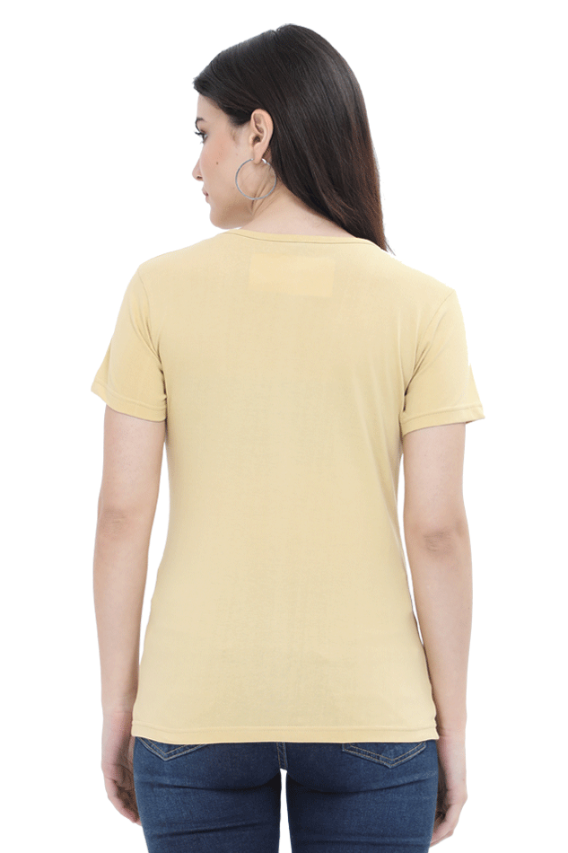 Be like (Female Round Neck Half Sleeve Classic)