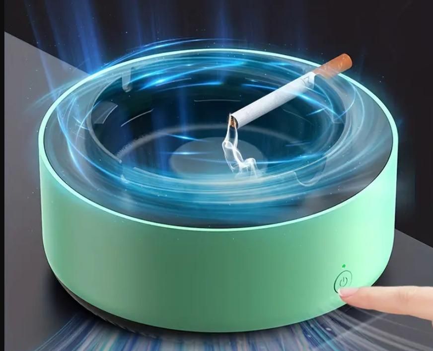 Multifunctional smokeless ashtray