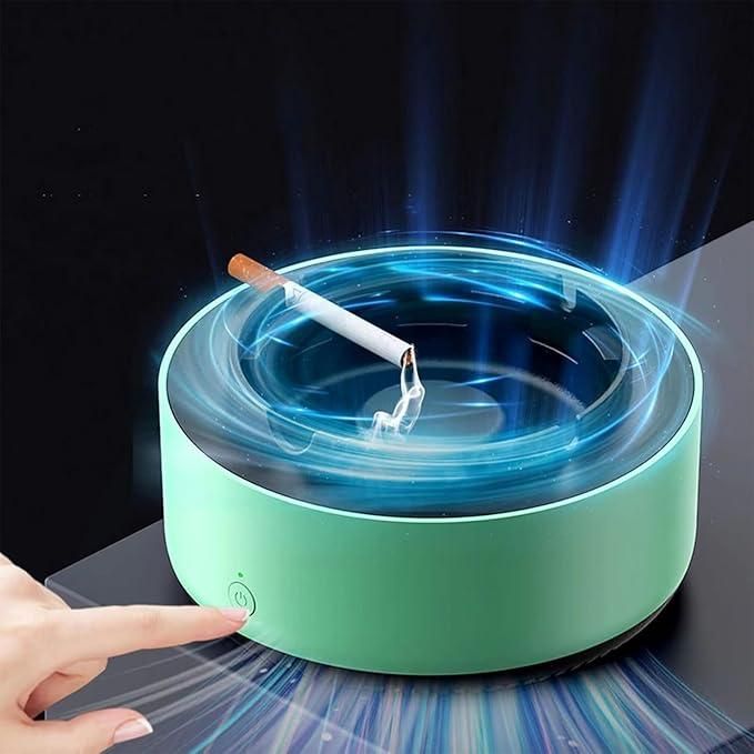 Multifunctional smokeless ashtray