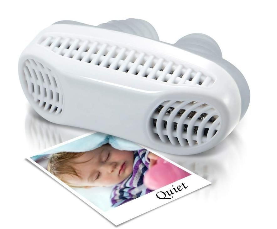 Anti-Snoring Device with Air Purifying Filter